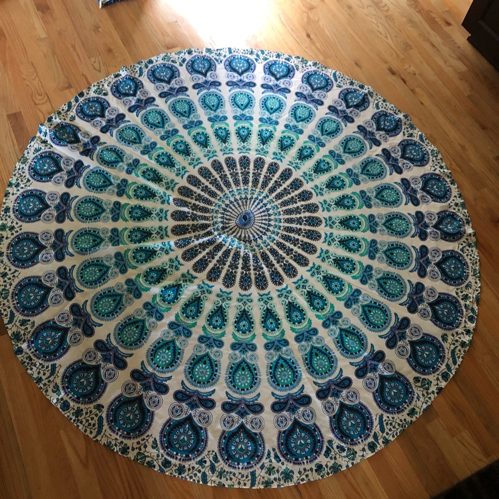 Teal tapestry